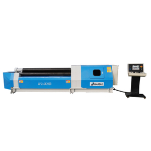 Máquina roladora hidráulica de láminas de metal de cuatro rodillos W12