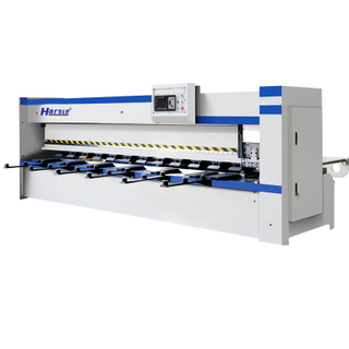Máquina ranuradora en V CNC vertical para chapa de acero inoxidable